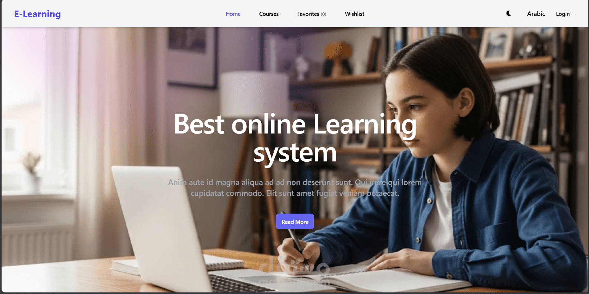 Courses Web application