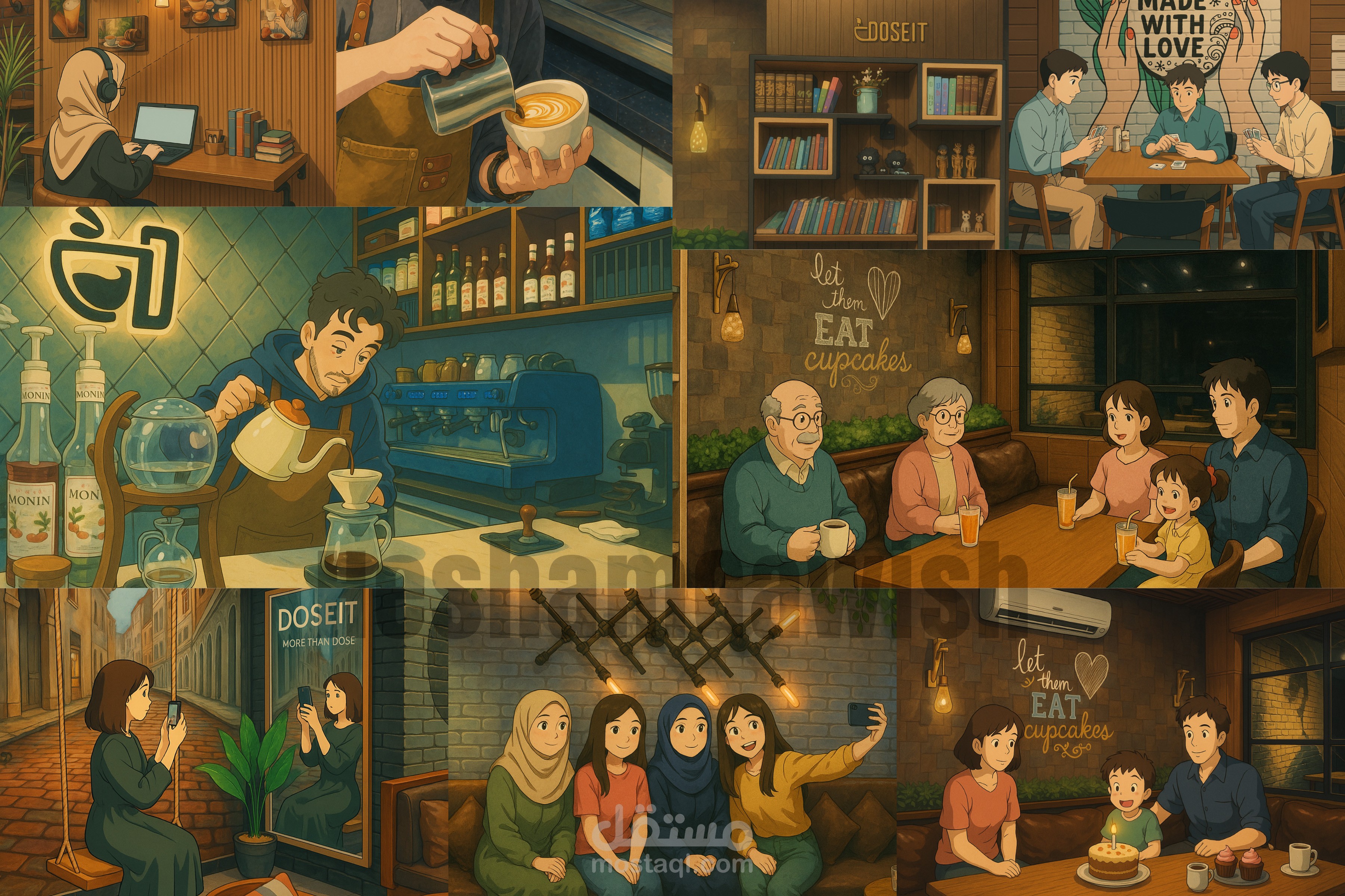 [ فيديو ] إعلان لمقهى بستايل الأنمي -  Anime-Style Café Promotional Ad