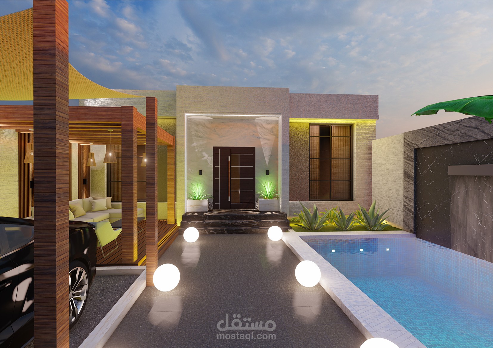 تصميم شاليه