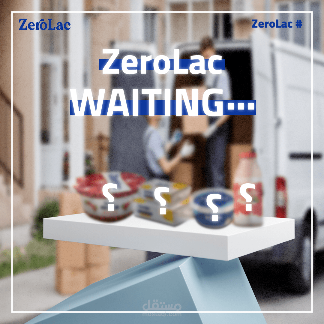 تصميمات سوشيال ميديا وتعبئة لشركة ZeroLac