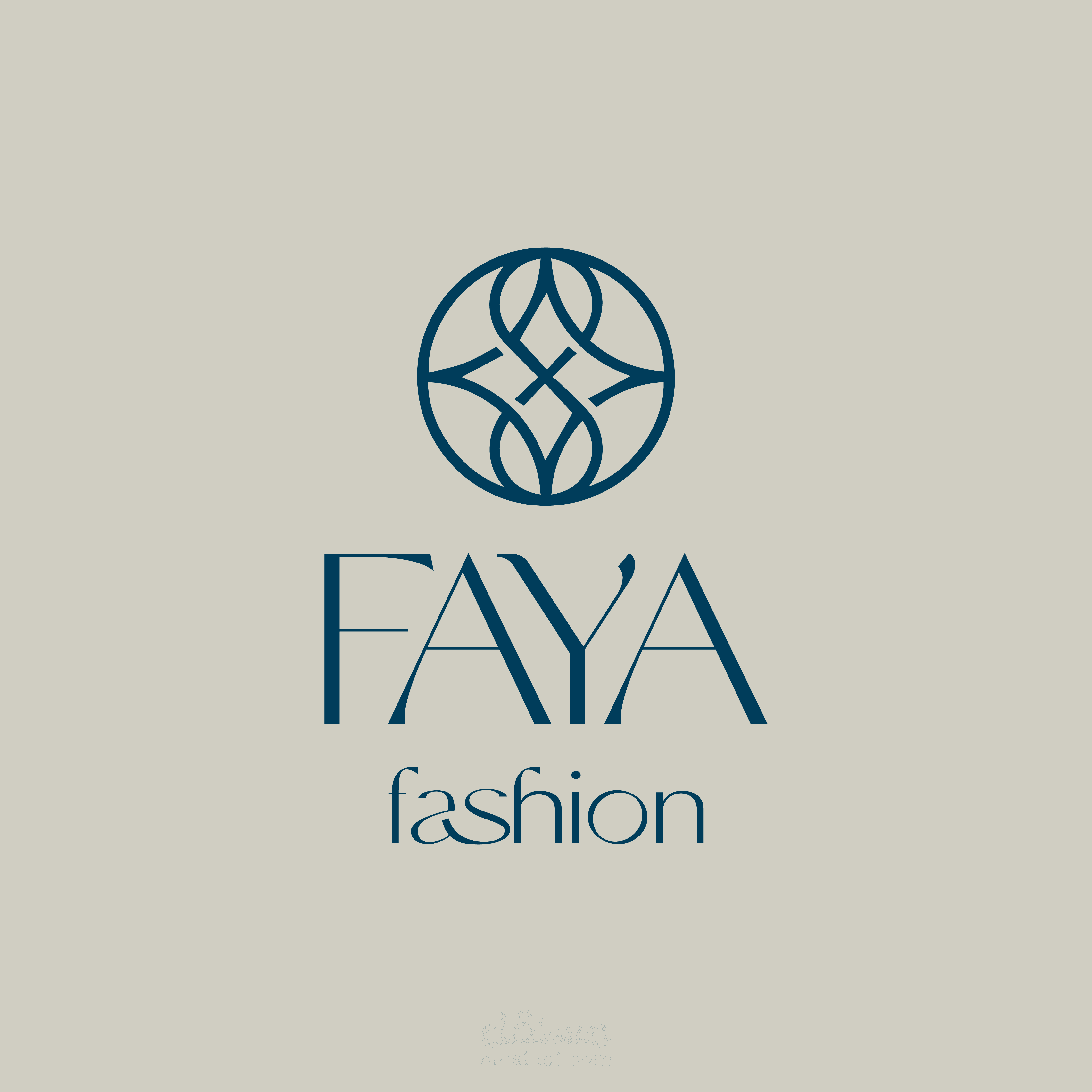تصميم شعار وهوية بصرية لمتجر "FAYA" فى المملكة العربية السعودية