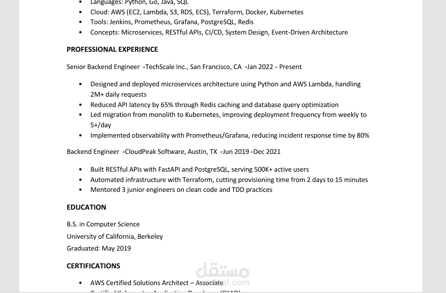 Professional Resume Writer | ATS-Friendly CVs & Cover Letters
