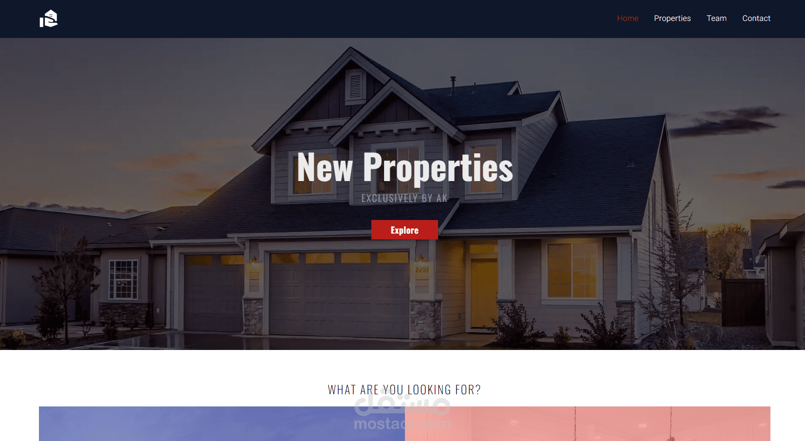 Real-estate website