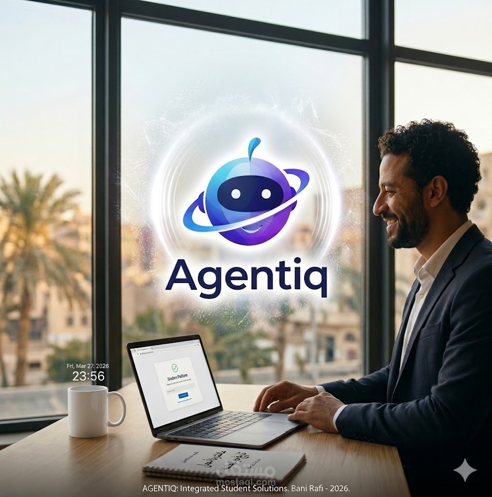 اعلان بالذكاء الاصطناعي لشركة agentic