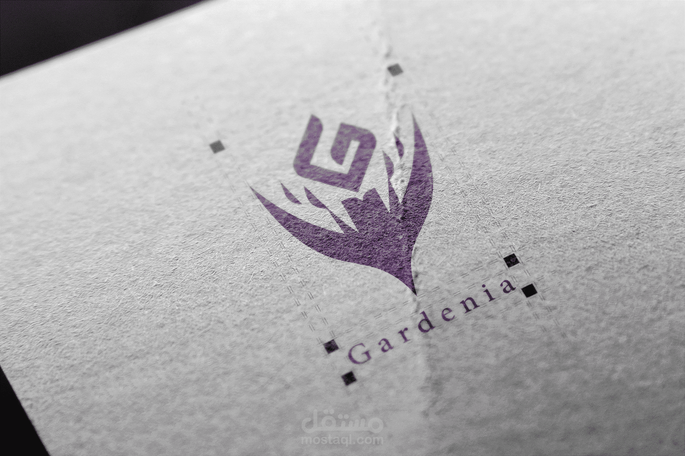 شعار متجر ازهار الغاردينيا