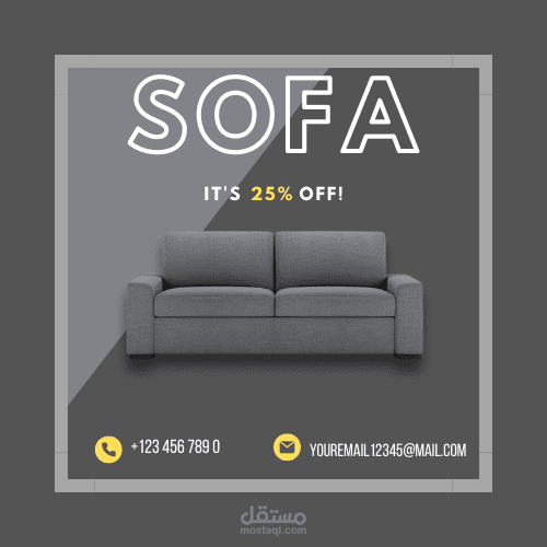 مصمم منشورات مواقع التواصل الاجتماعي