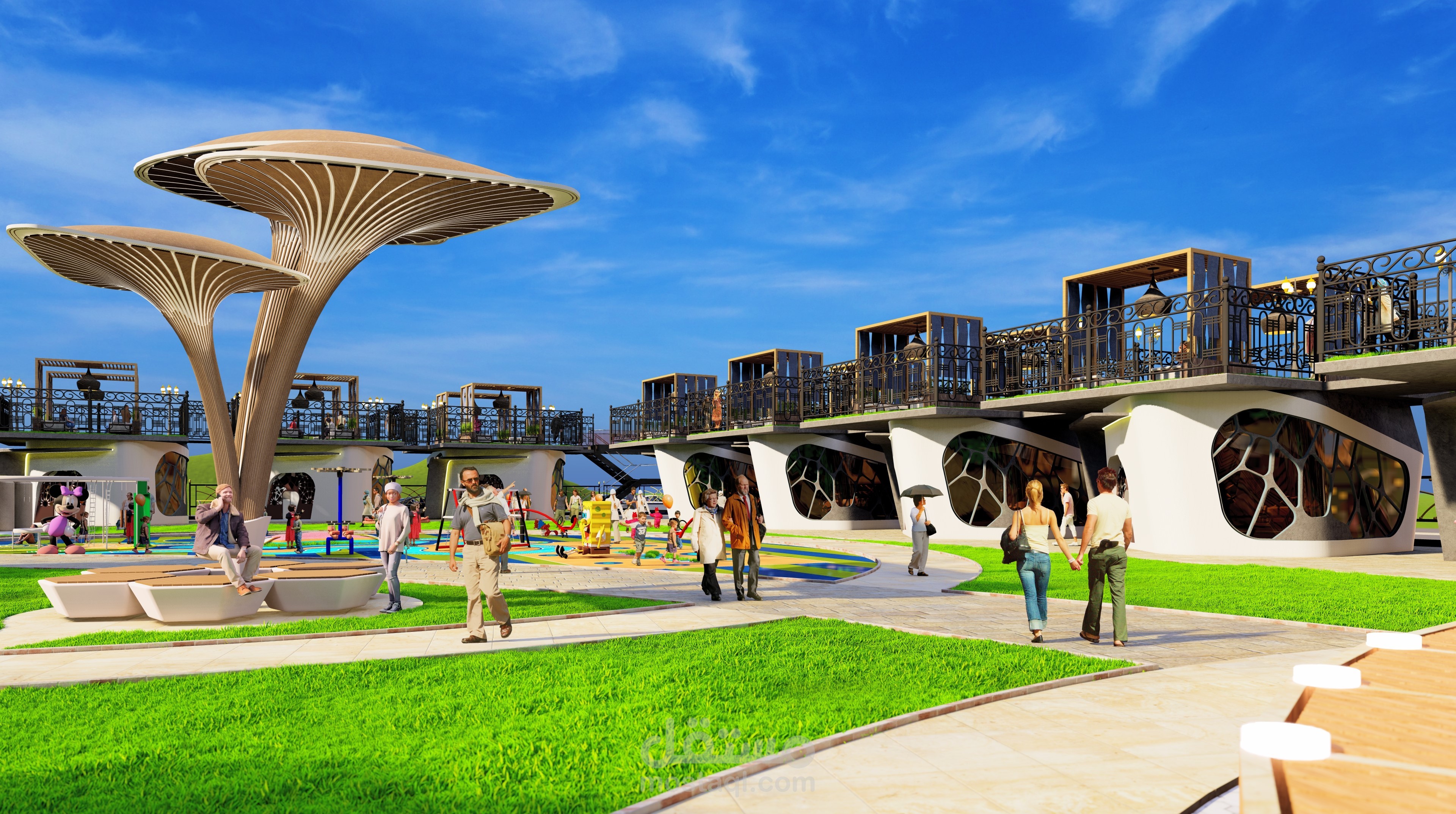 من أعمالي | تصميم حديقة البلدة – نجران