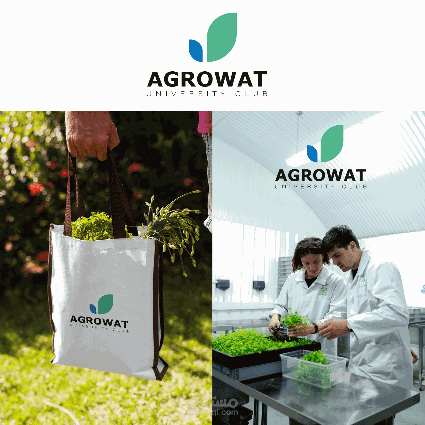 تصميم شعار لنادي علمي جامعي AGROWAT
