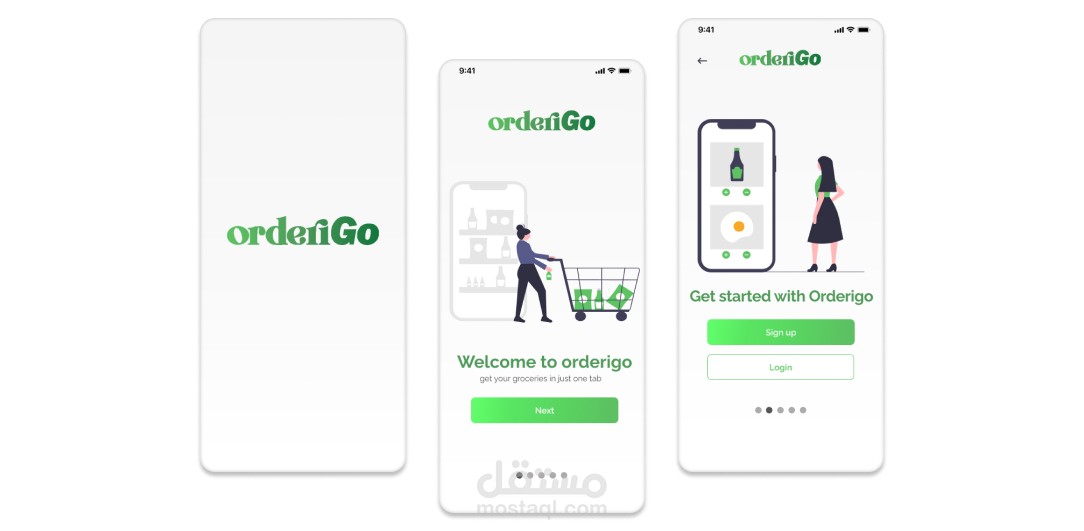 UI/Ux design grocery mobile app
