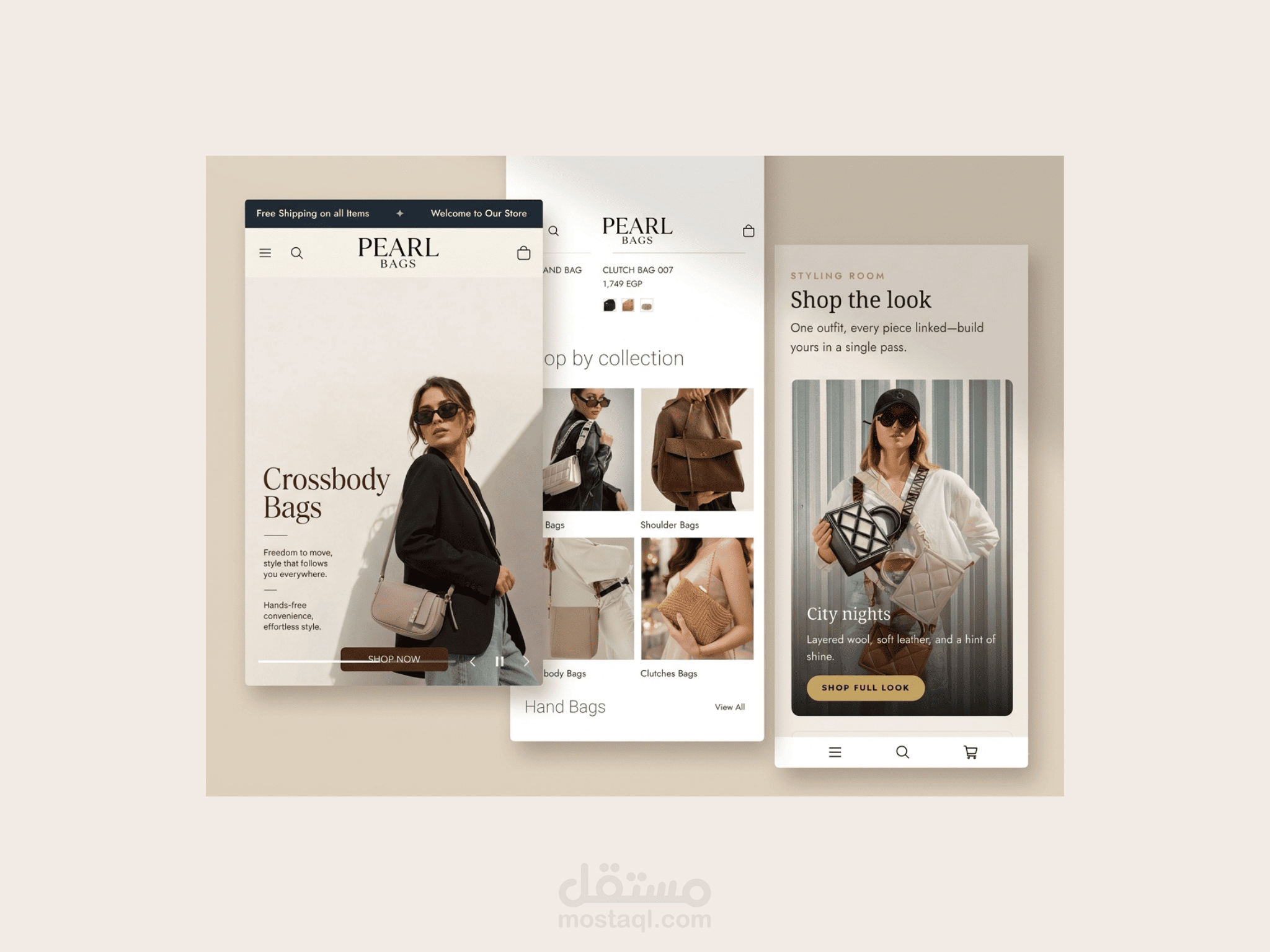 متجر Shopify احترافي للشنط
