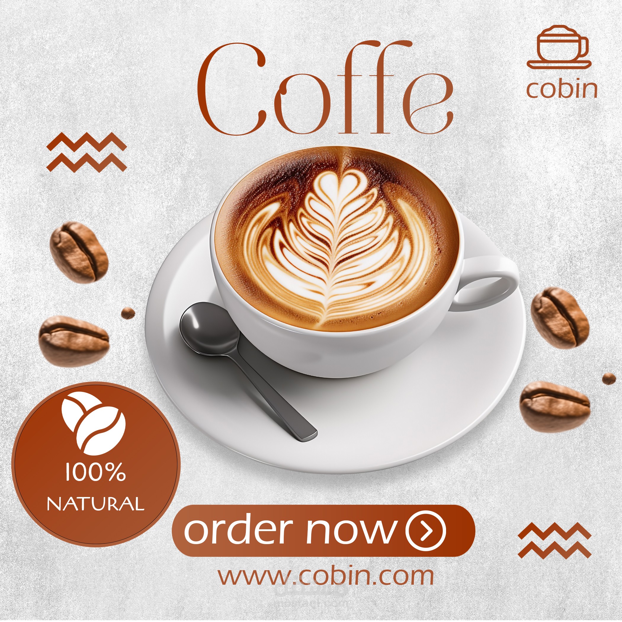 تصميم سوشيال ميديا لكوفي شوب