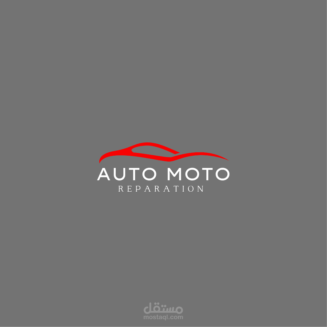 Logo for a reparation car store