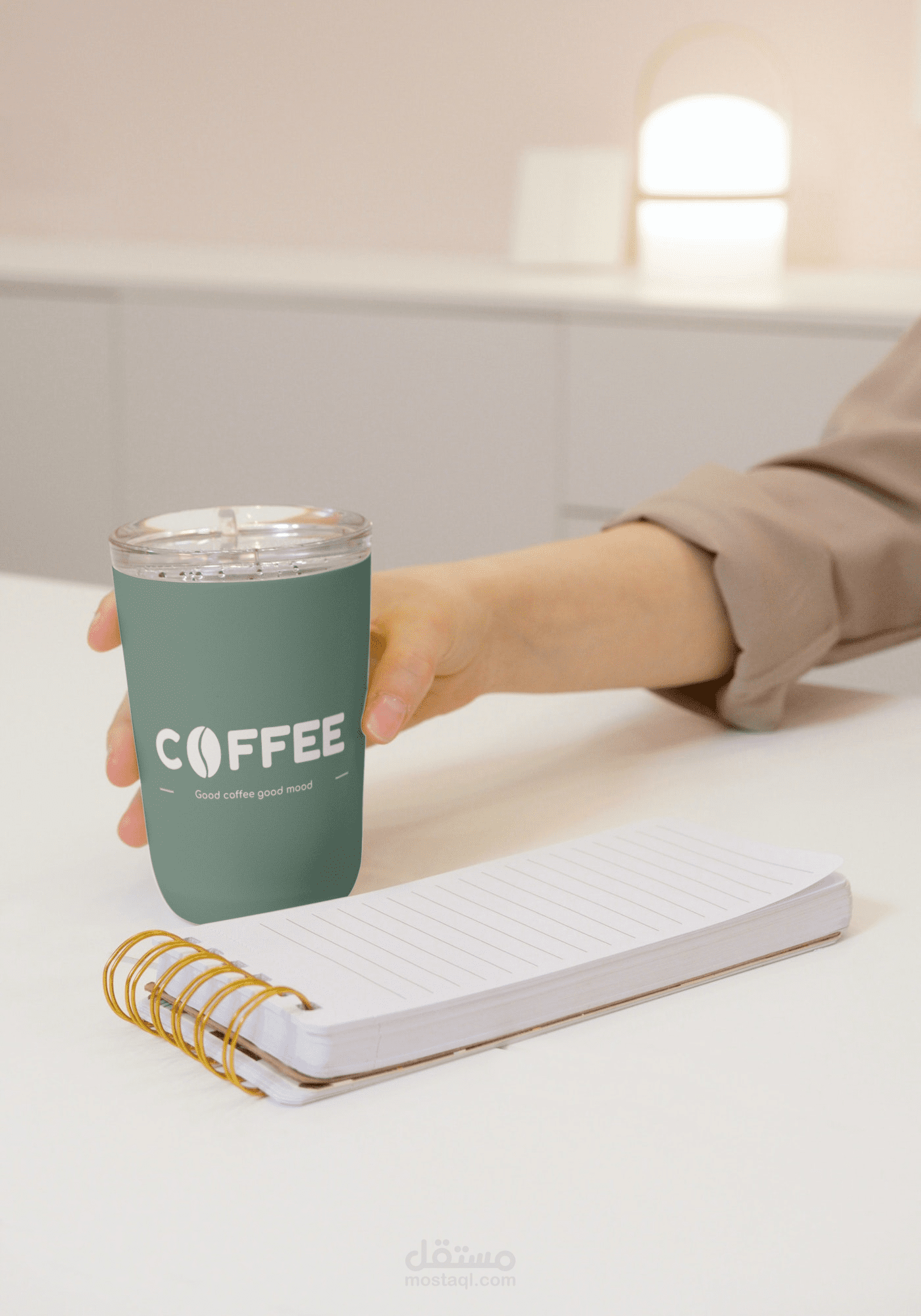 Mockup for a coffee shop