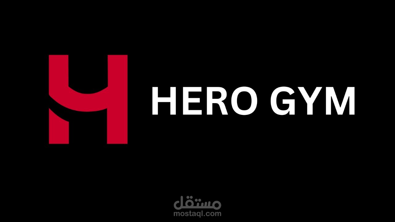 تصميم شعار Hero gym