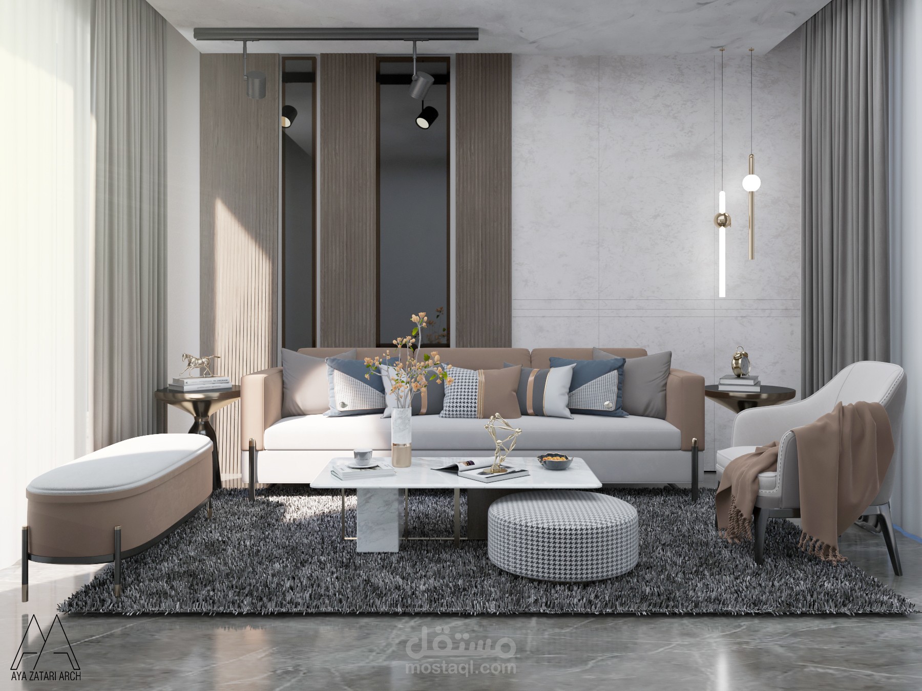 تصميم داخلي لجلسة