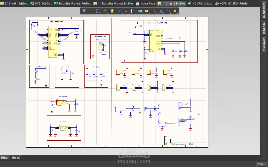 طائرات بدون طيار (Atmega328p)