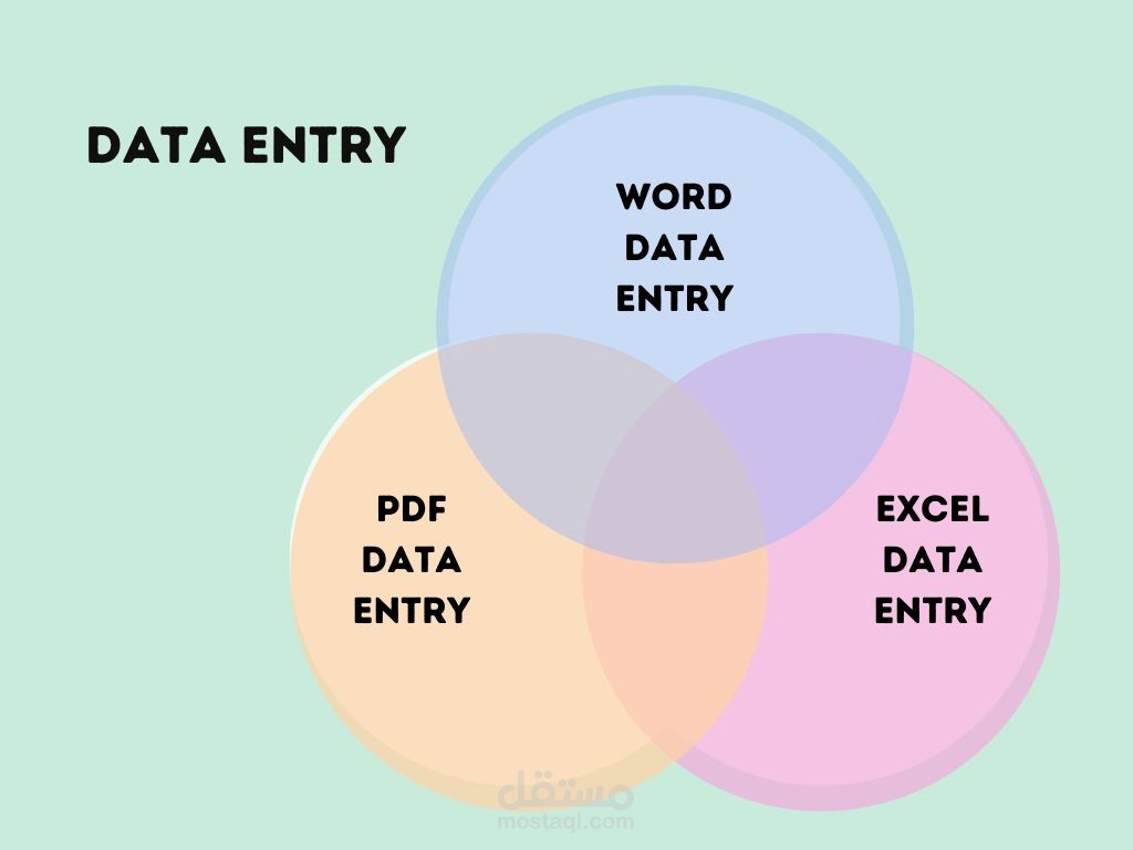 إدخال بيانات وتحليلها Data Entry