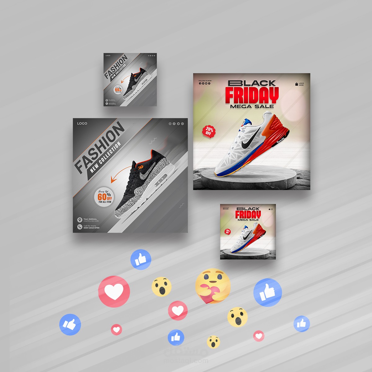 Shoes poster/ بوستر احذية