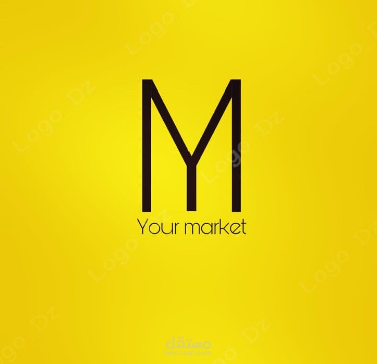 Banner for a market shop