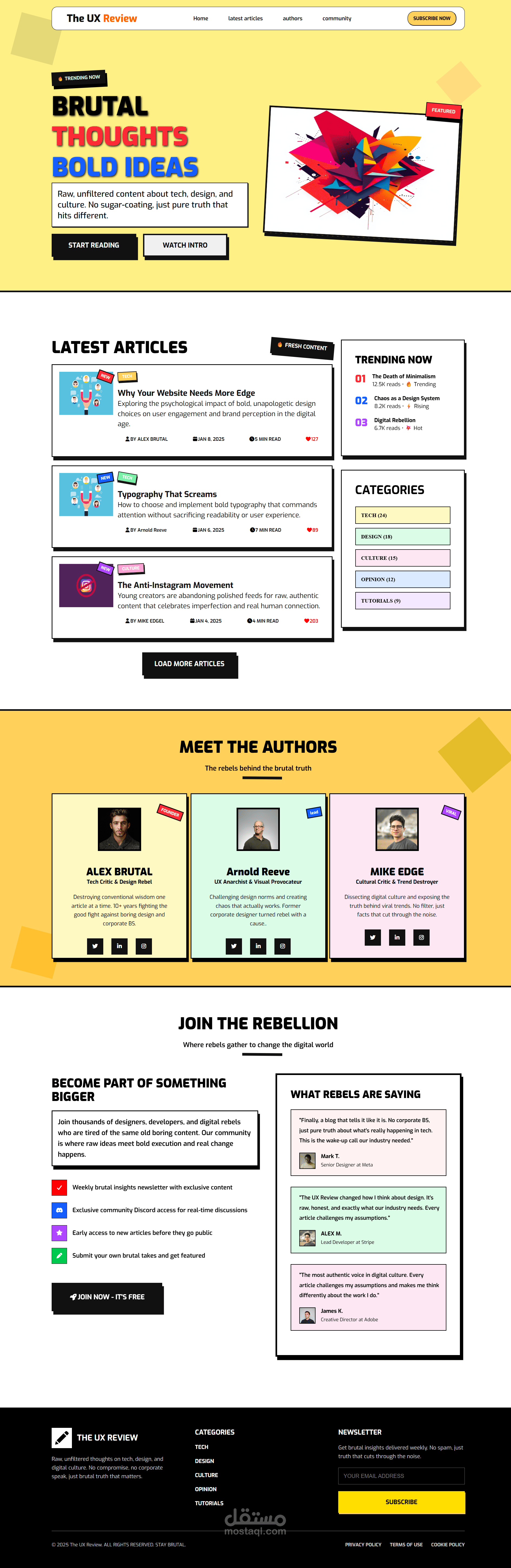 Blog-Landing-Page