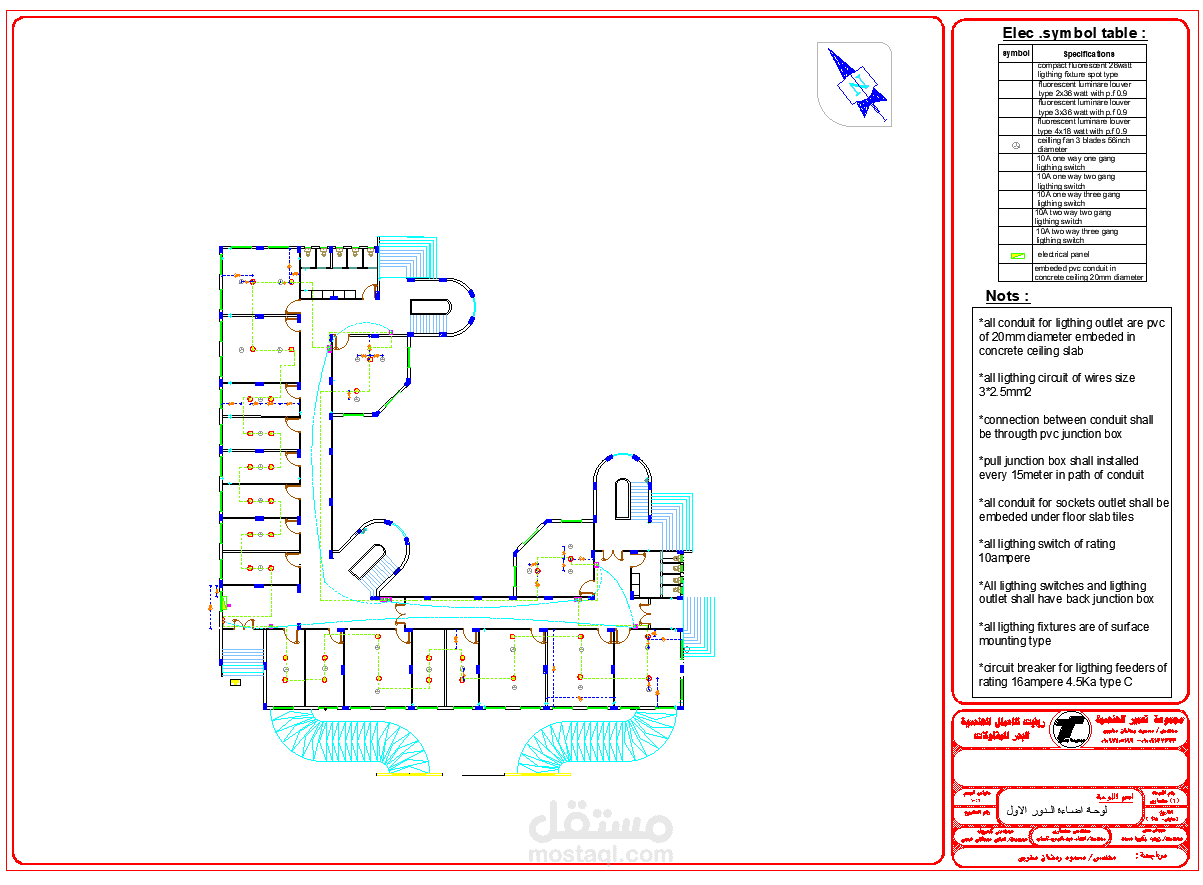 نظام انذار حريق لمدرسة