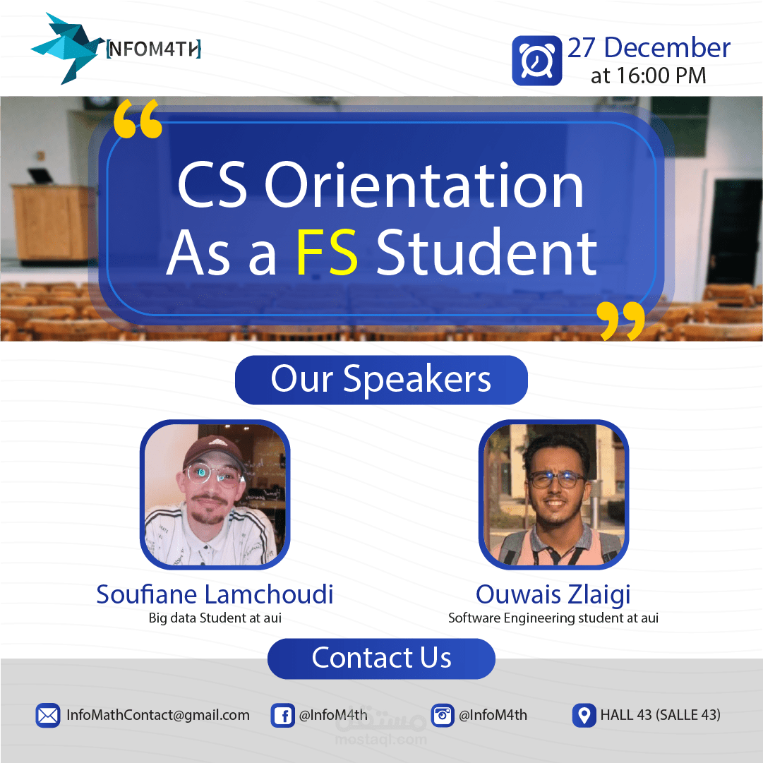 (CS Orientation As FS Student)InfoM4th Poster