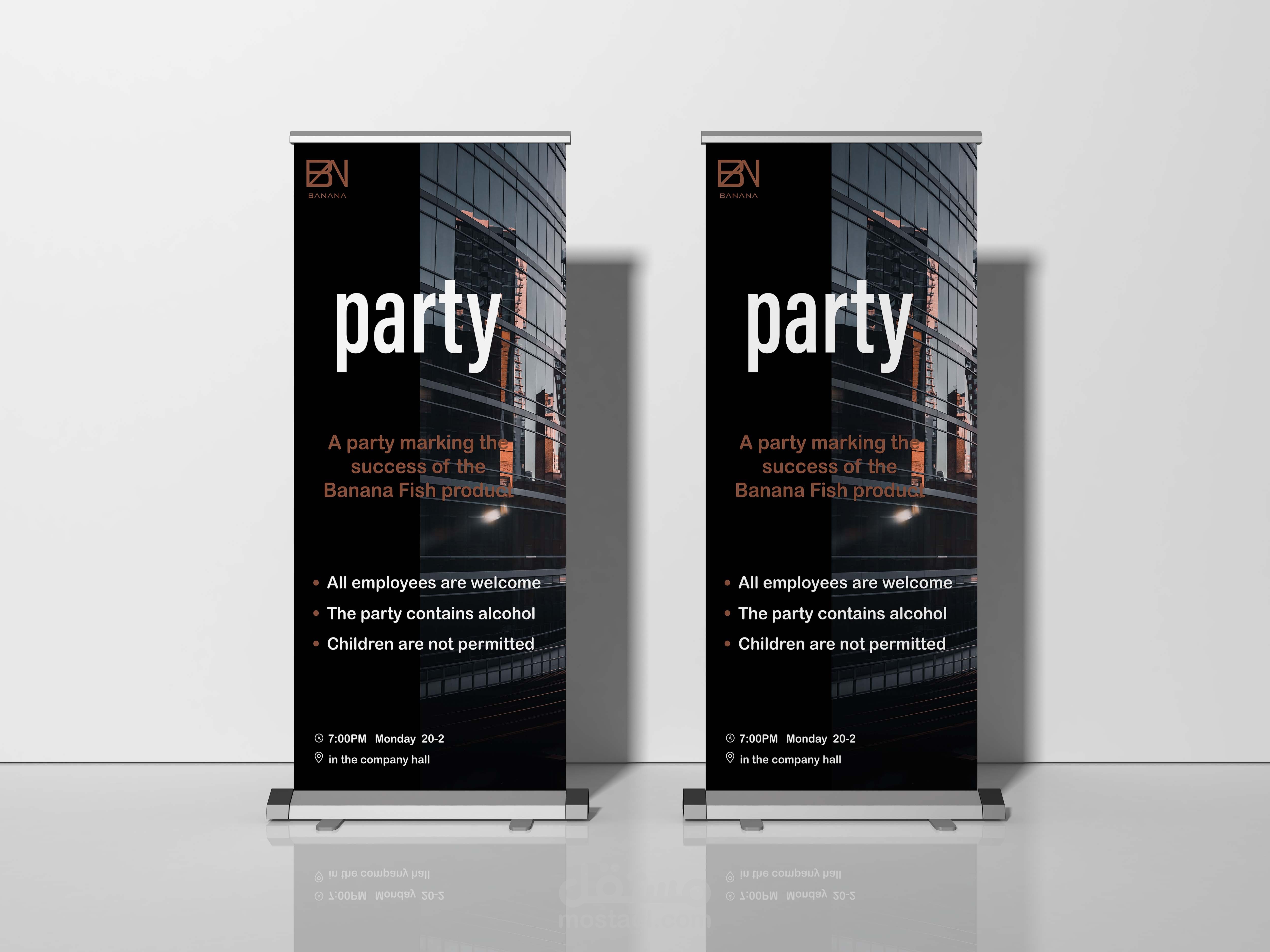 Roll up لشركة Banana