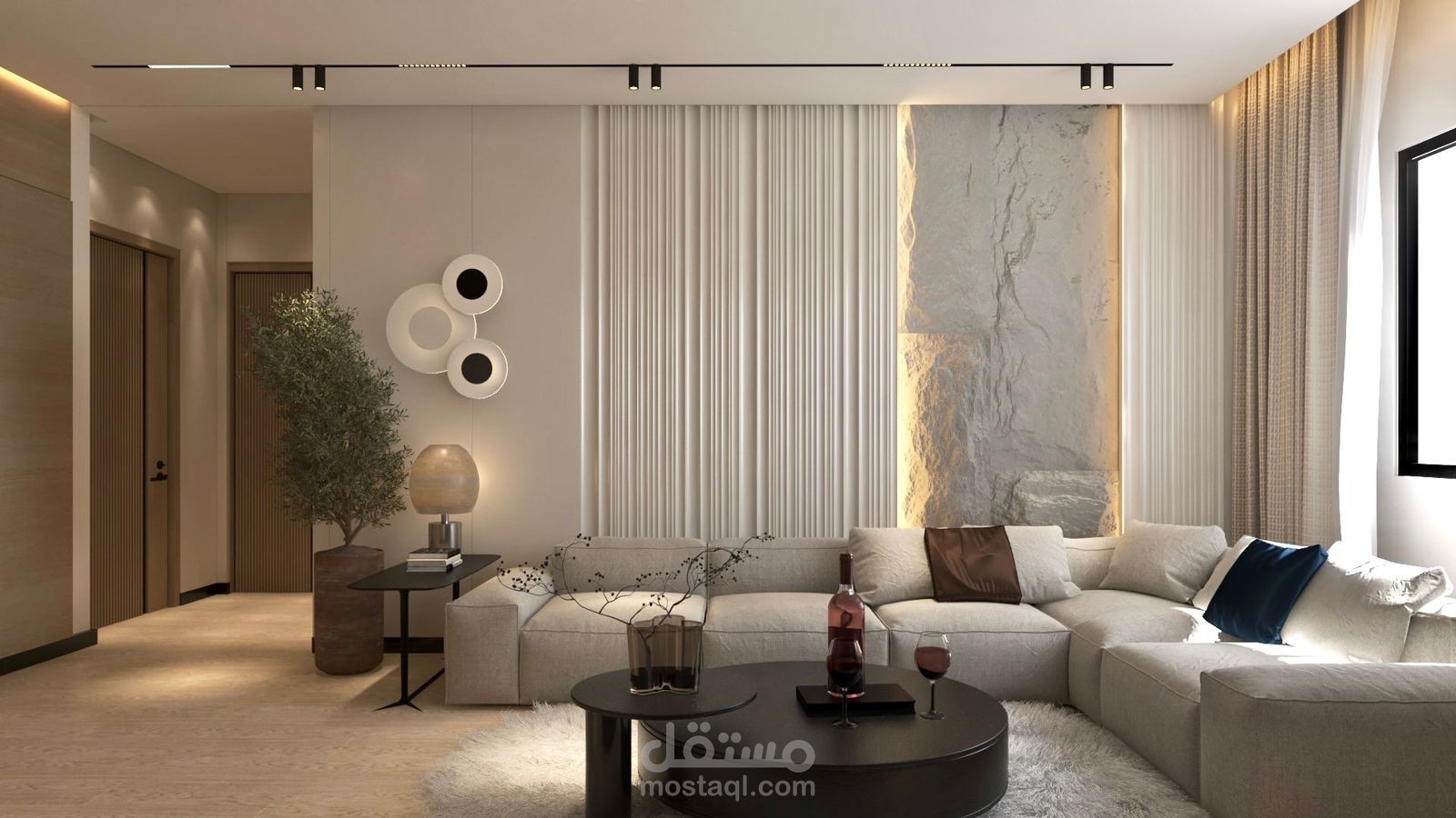 تصميم شقة مودرن