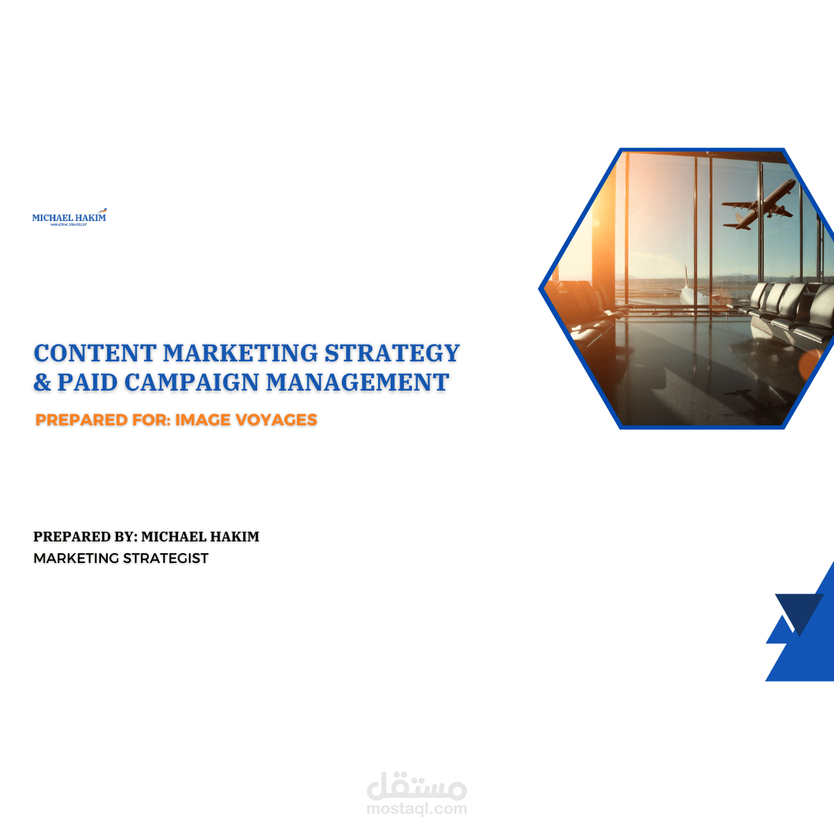 استراتيجية تسويق بالمحتوى و ادارة حملة اعلانية ممولة لشركة ايماج فوياج للسياحة