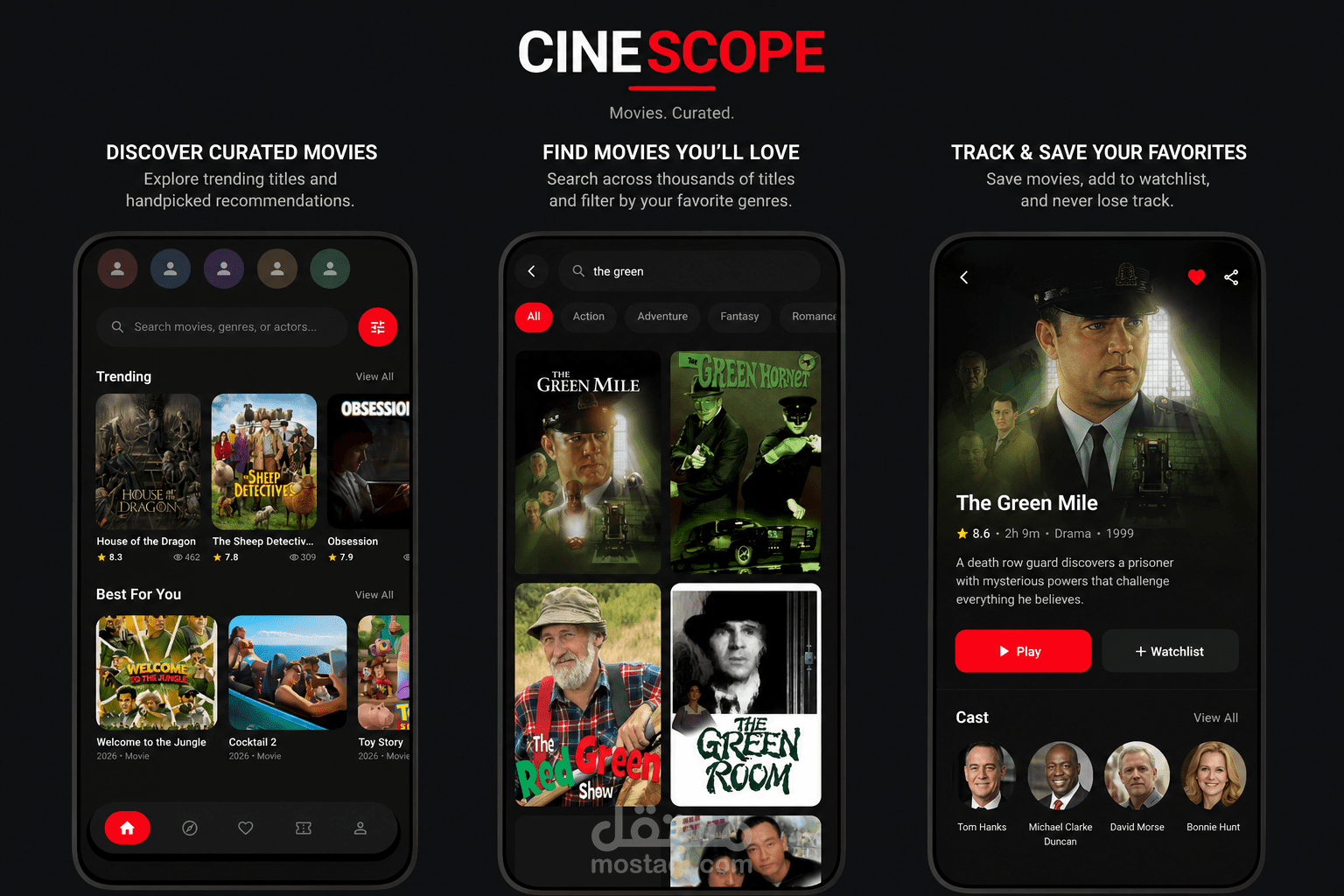 CineScope - تطبيق استكشاف الأفلام