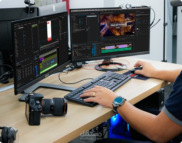 تصميم فيديوهات Motion Graphics احترافية للإعلانات والسوشيال ميديا ⭐
