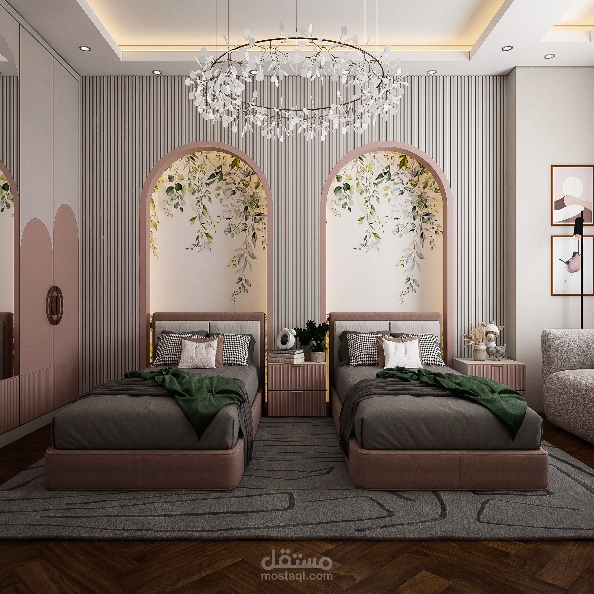 تصميم غرفة بنت