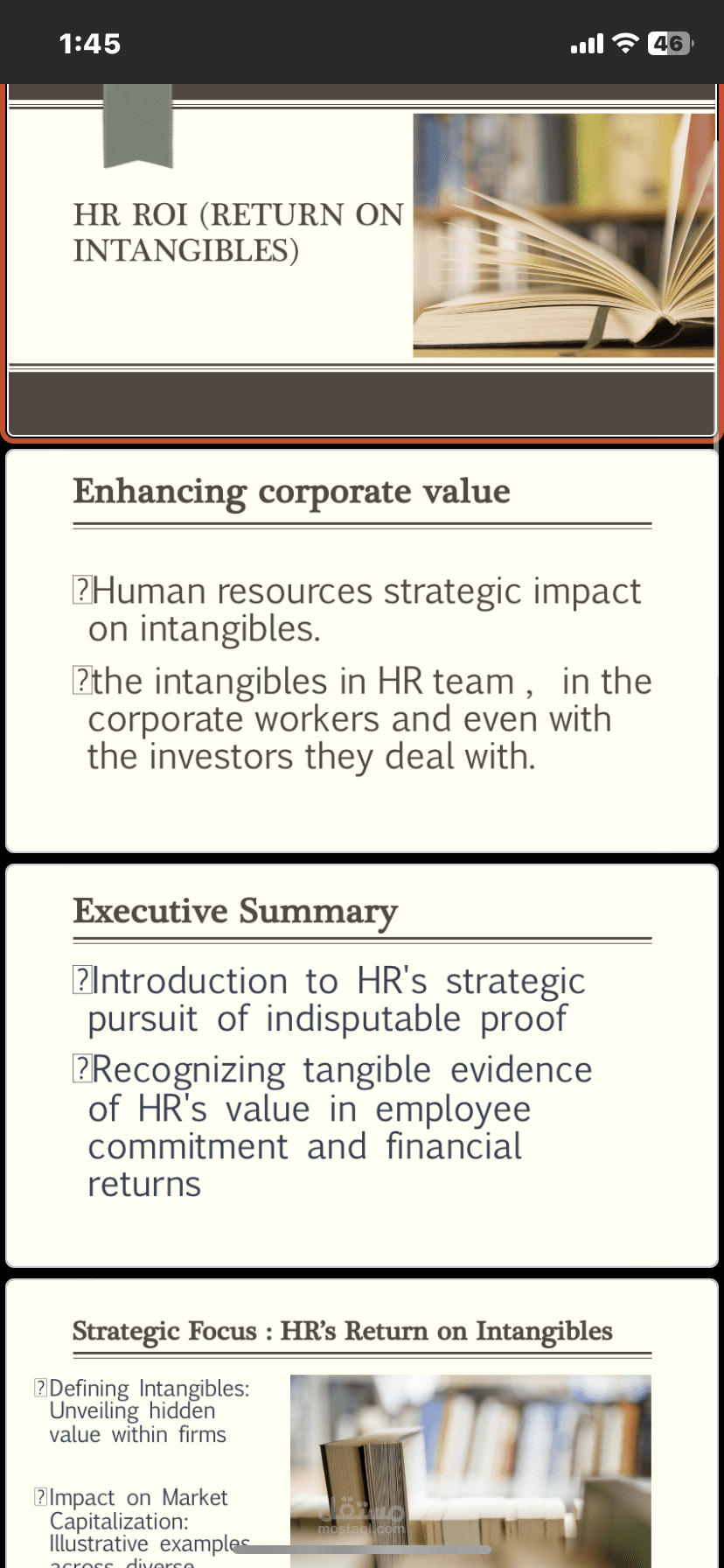 HR ROI