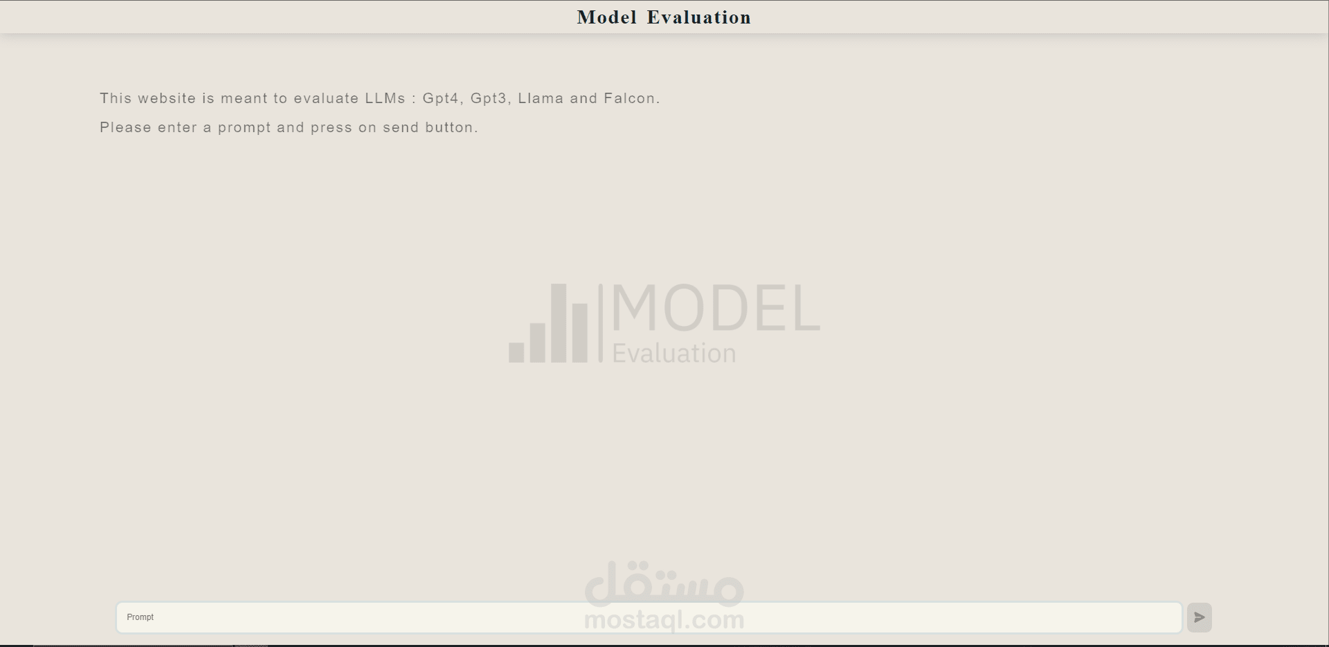 Model Evaluation Chatbot
