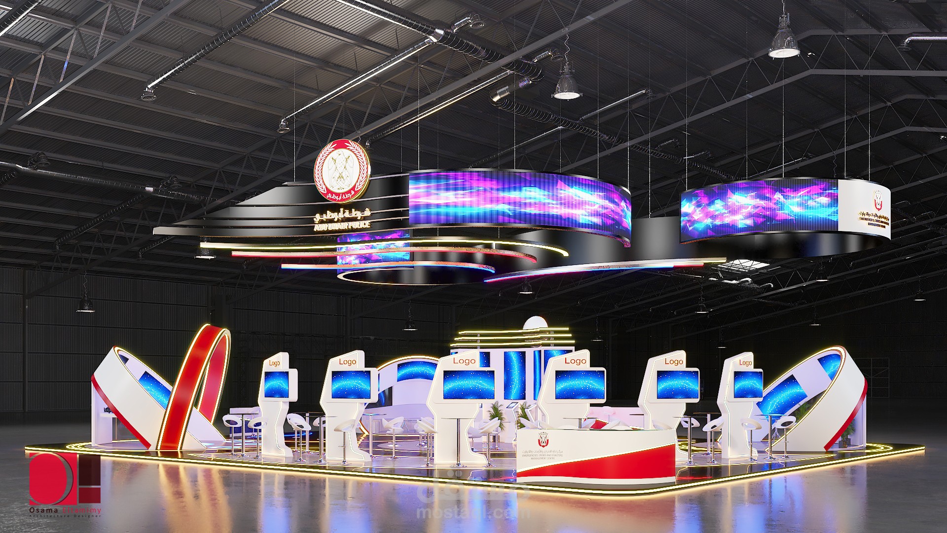 مجموعة من اعمالى Exhibition booth and Events Designs