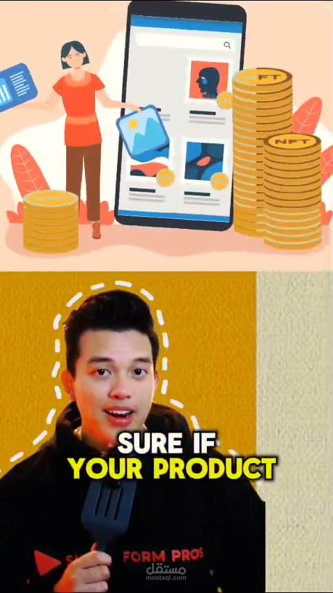 مونتاج لفيديو محتوى اجنبي