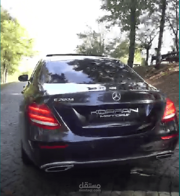 مونتاج لفيديو لسيارة مرسيديس