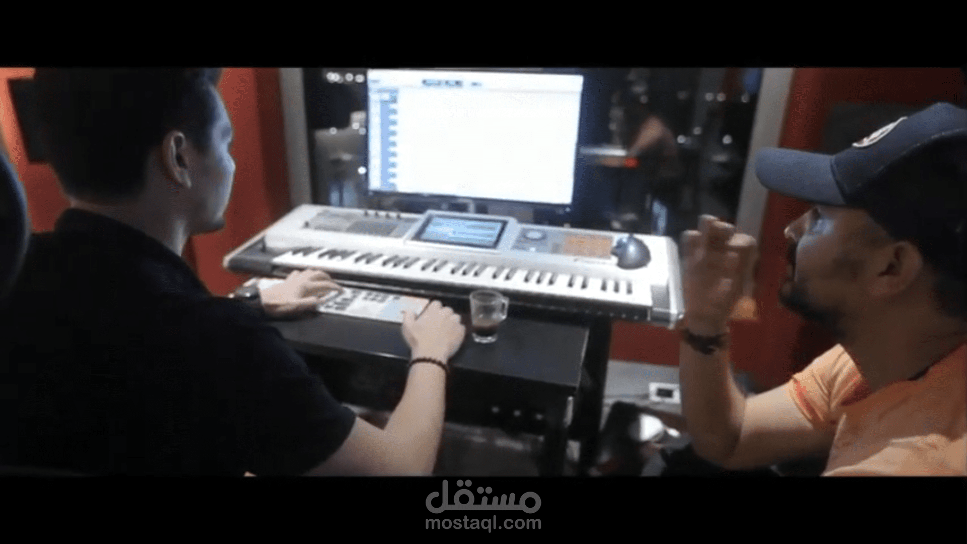 كواليس تسجيل أغنية تاريخ وحاضر