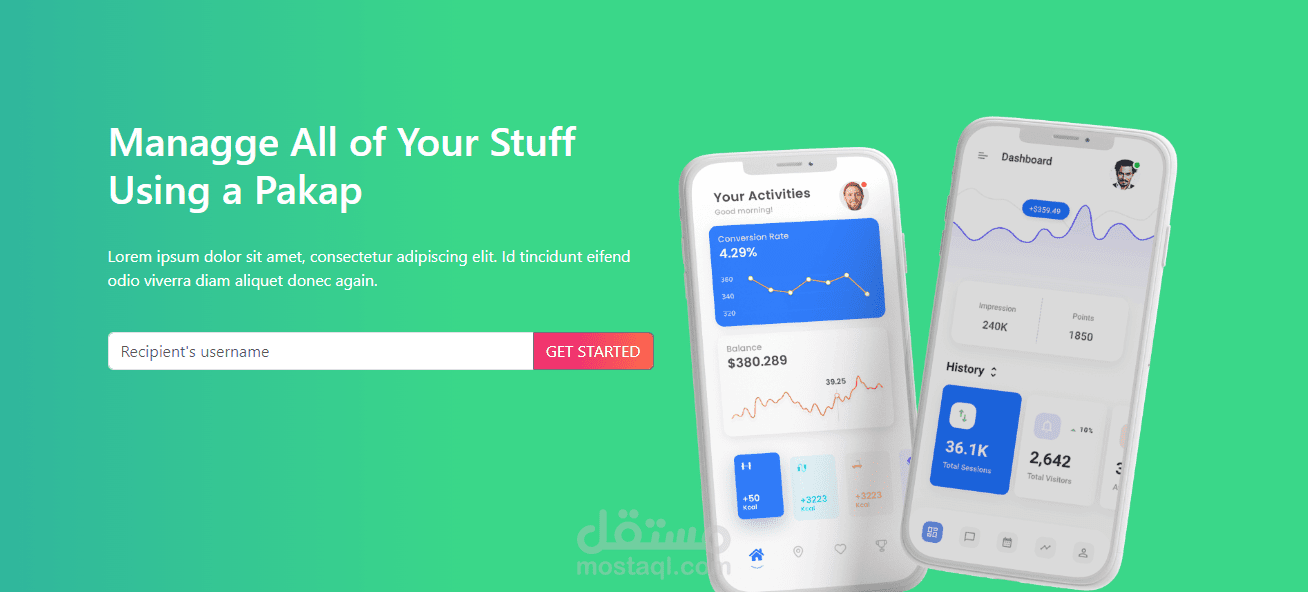 مبرمج و مطور مواقع ويب  css  و html  و  bootstrap  و  javascript
