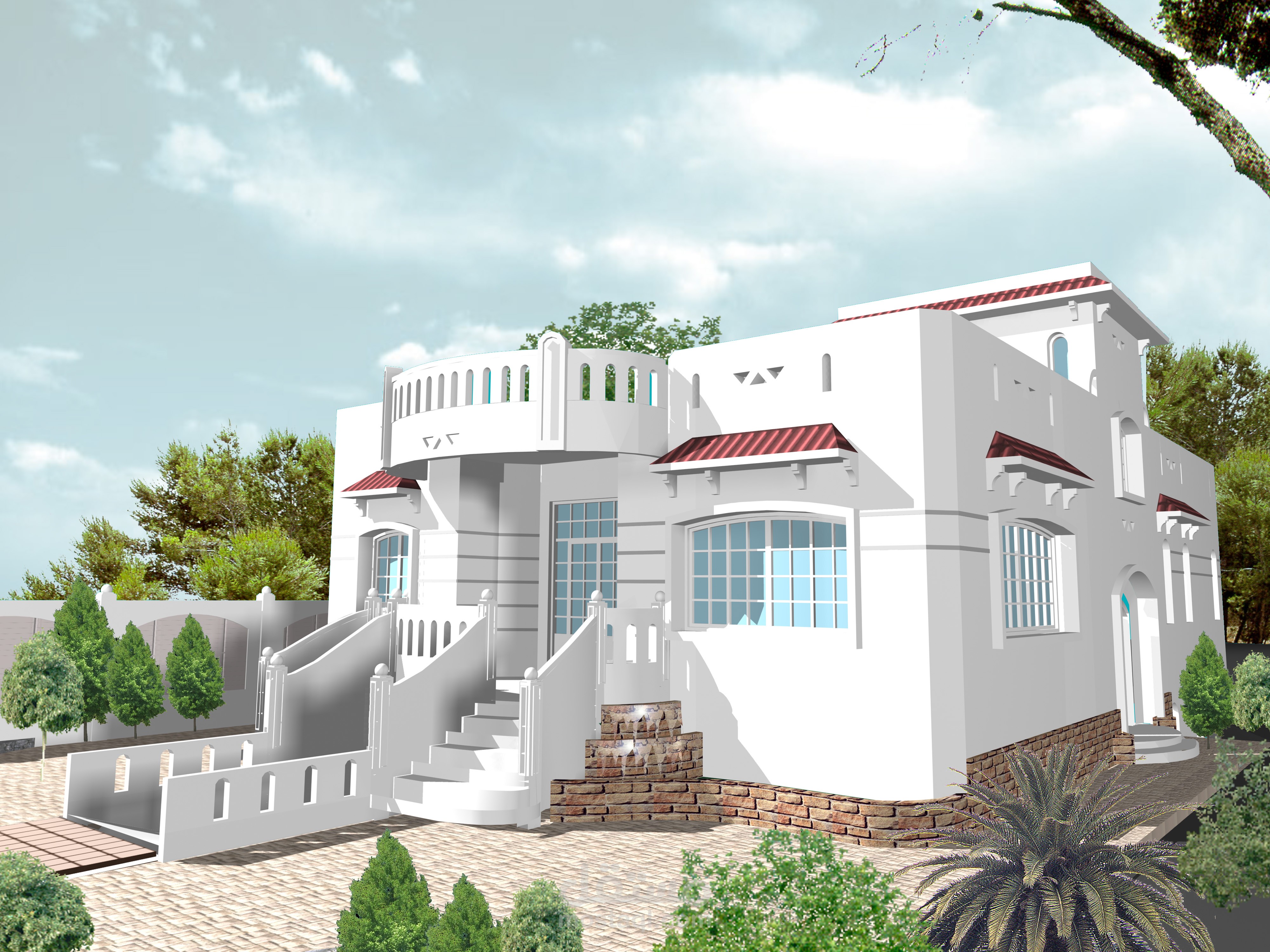 تصميم فيلا بالساحل الشمالي
