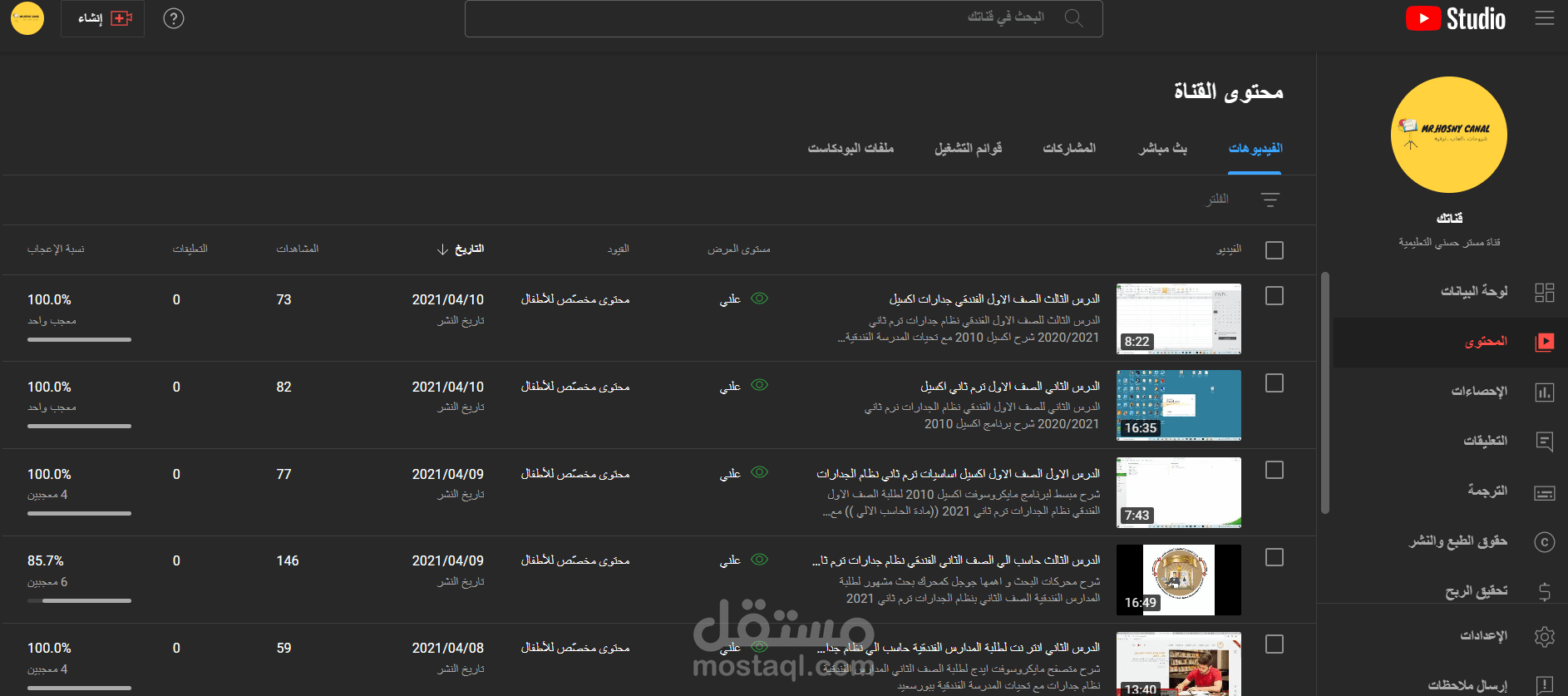 قناة شروحات متنوعة