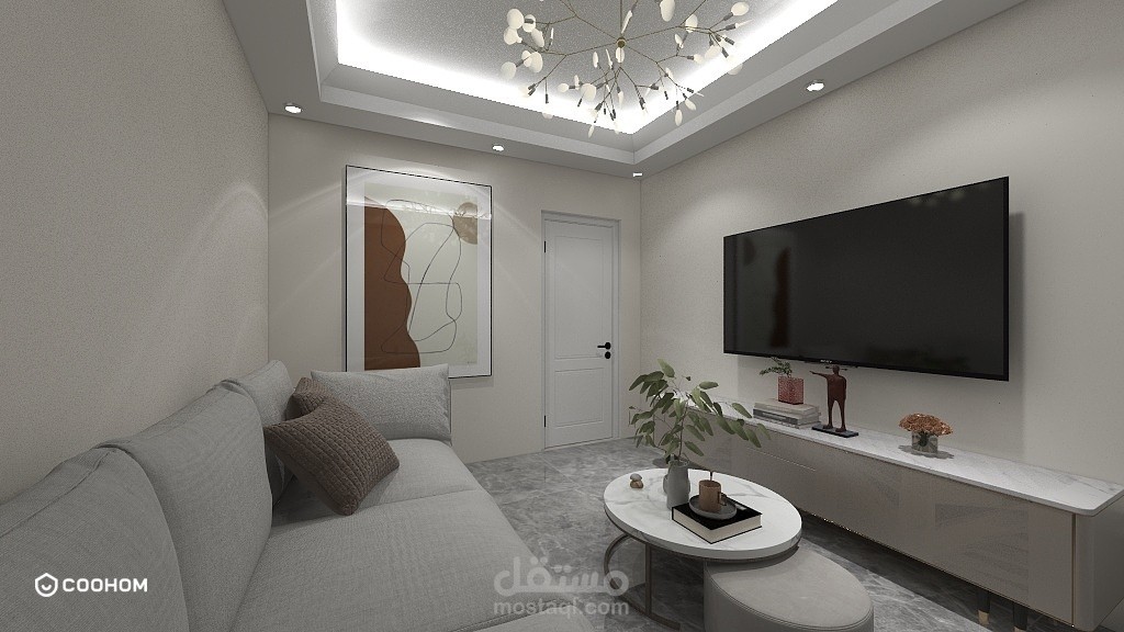 تصميم داخلي لشقه