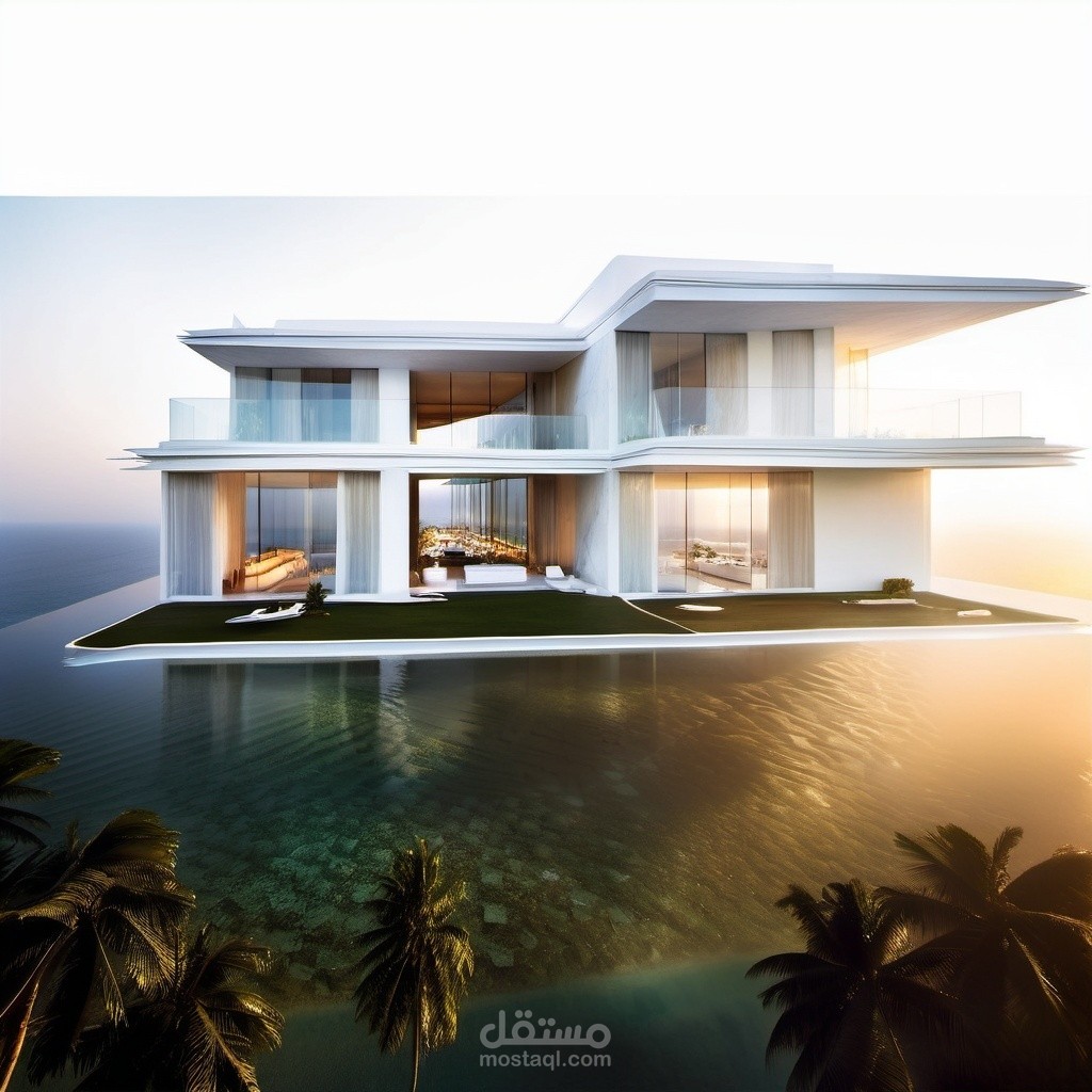 Villa on island