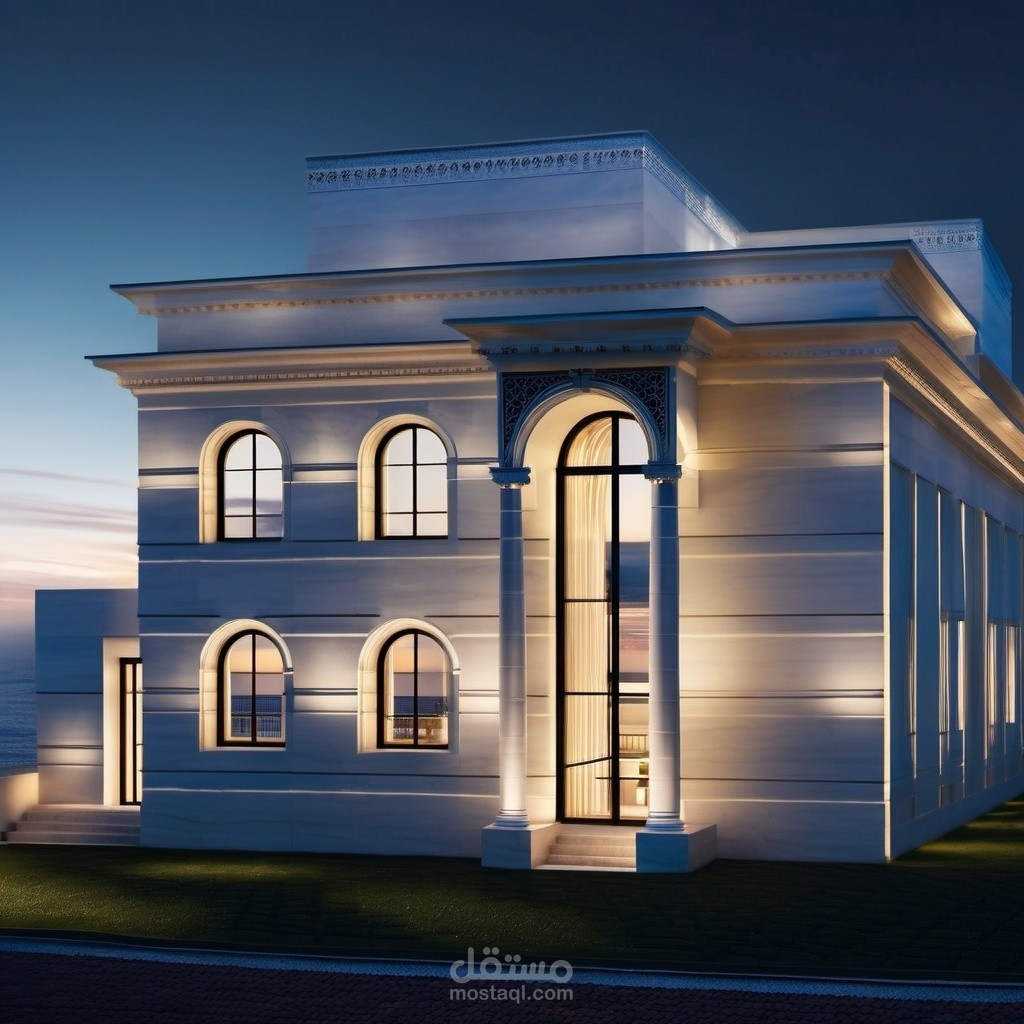 مقترحات تصميميه لنفس الفيلا