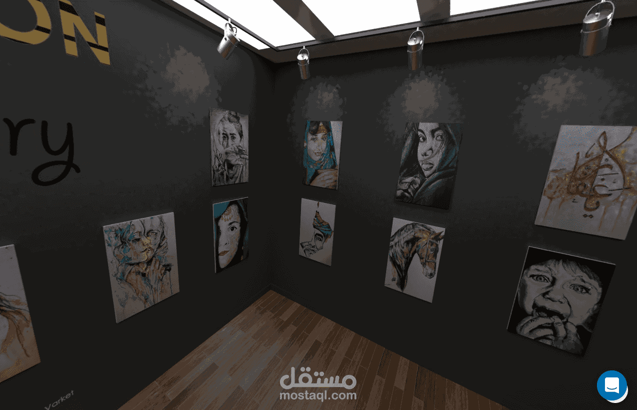 360 ° VR Panorama for Art Gallery
