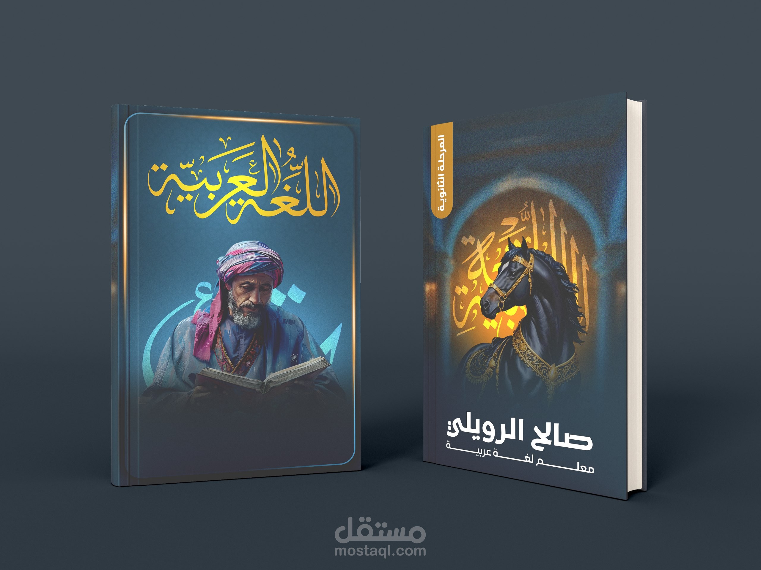 تصميم غلاف مادة اللغة العربية