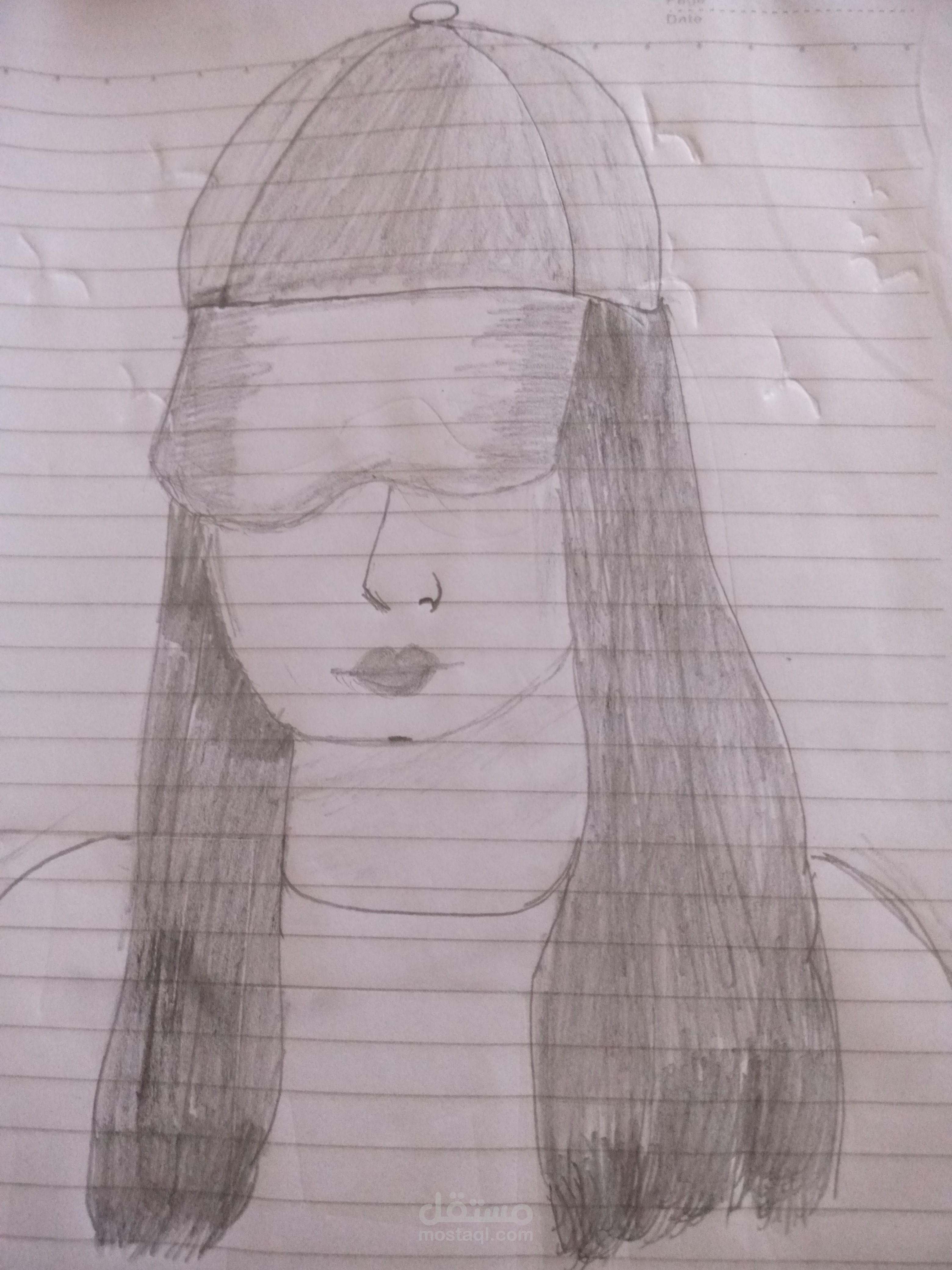 تصميم بالقلم الرصاص فقط