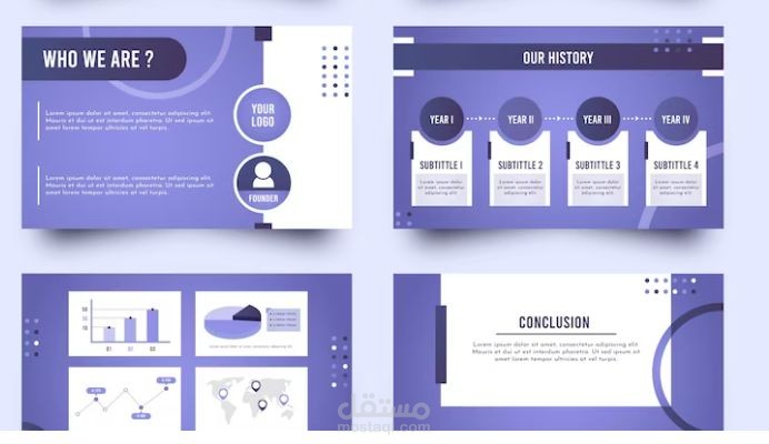 9 سنوات في تصميم عروض PowerPoint باحترافية وطرق جذابة قدمت خلالهم المعلومات والبيانات بالطريقة البصرية الفعالة