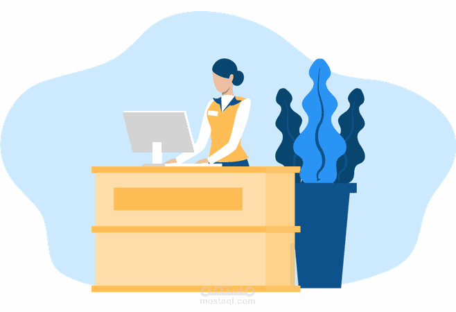 receptionist and data entry in a medical lab