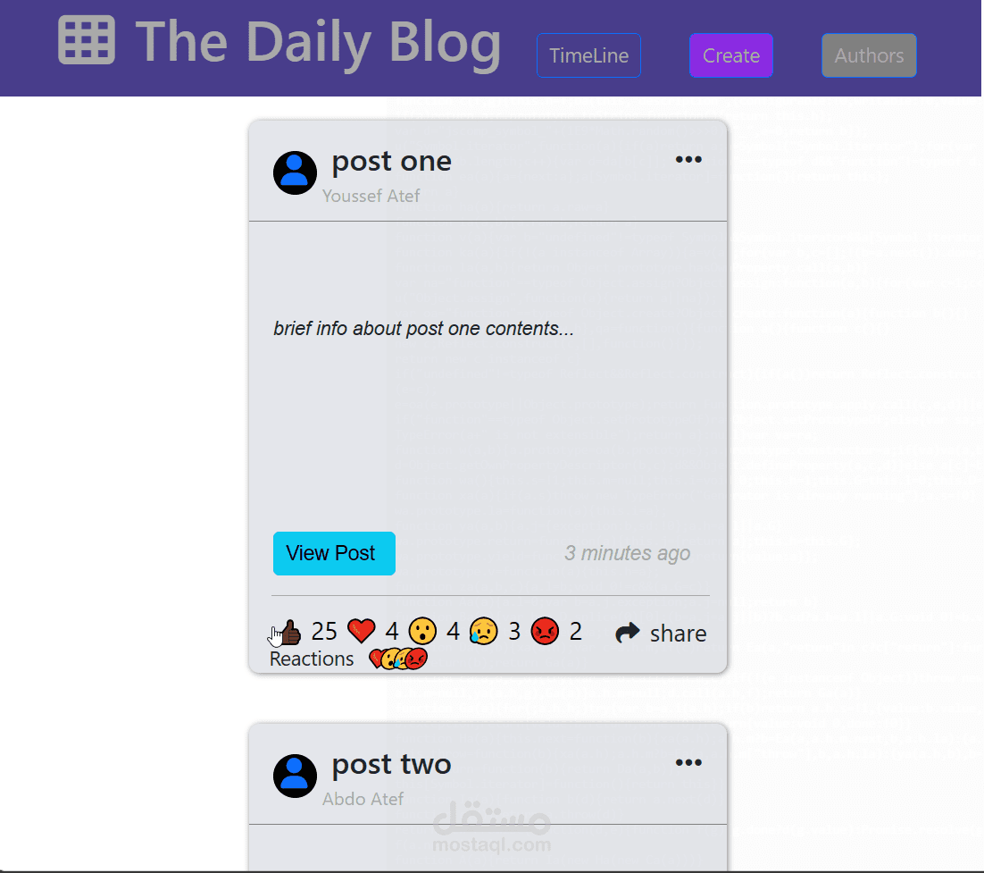 blog app